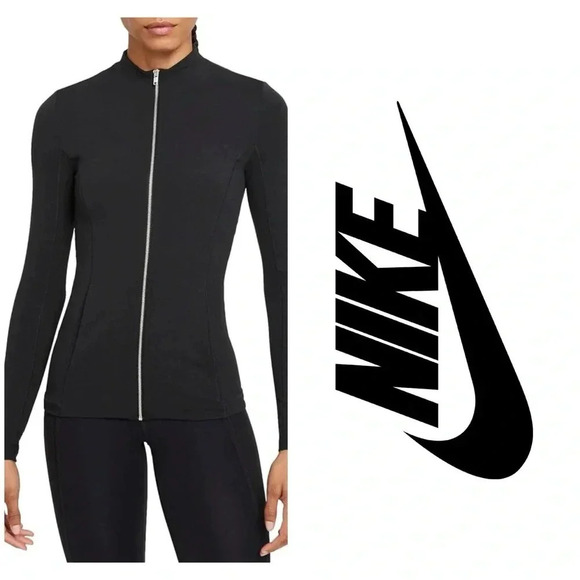 Nike Yoga Luxe DRI FIT Full Zip Jacket - Picture 1 of 12